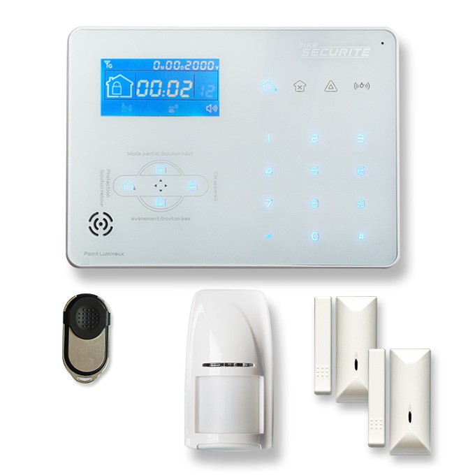 Alarme maison sans fil et vidéosurveillance  Système de sécurité sans
