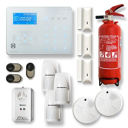 Alarme maison sans fil RTC/IP et option GSM ICE-B10