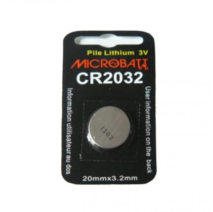 1 Pile lithium CR2032 
