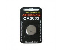 1 Pile lithium CR2032 