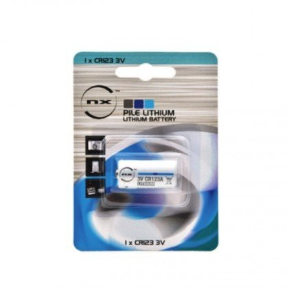 1 Pile lithium CR123A