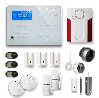 Alarme maison sans fil RTC/IP et option GSM ICE-B69