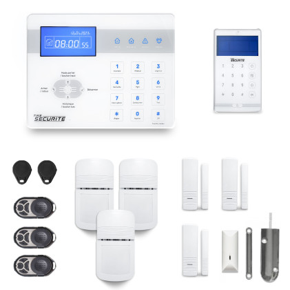 Alarme maison sans fil RTC/IP et option GSM-4G ICE-Bi70