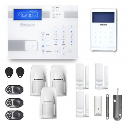 Kit alarme maison sans fil GSM SHBi70 - Sans abonnement et connectée