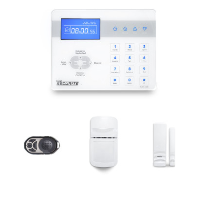 Alarme maison sans fil RTC-IP-GSM-4G ICE-Bi13