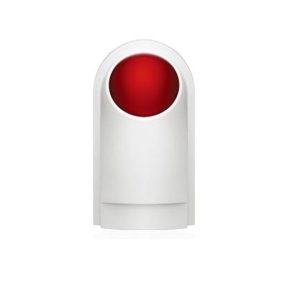Sirène extérieure WS108 sans fil 110 dB avec flash pour alarme AT