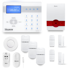 Pack alarme maison "Protection Intégrale" : GSM - Sans GSM