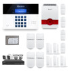Ensemble NVR POE 4 canaux + Alarme sans fil DNBi 4 à 5 pièces sirène solaire et Dd 500GB