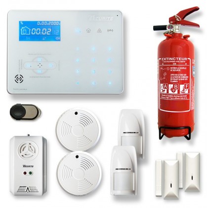 Alarme maison sans fil RTC/IP et option GSM ICE-B7