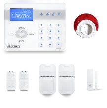 Alarme maison sans fil RTC/IP et option GSM ICE-Bi59 : GSM - Sans GSM