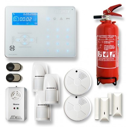 Alarme maison sans fil RTC/IP et option GSM ICE-B9
