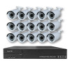 Système vidéosurveillance NVR 15 caméras 1MP - 8 switchs + 8 POE