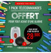 Pack télécommandes offert