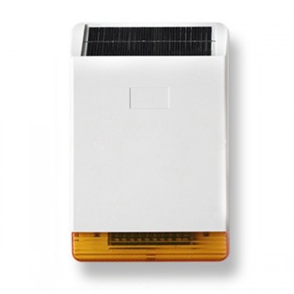 Sirène extérieure solaire sans-fil 108dB avec flash pour alarme MN209/ DNB / ICE-B / SHB
