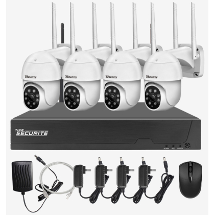 Système Vidéosurveillance WiFi 6 NVR - caméra Motorisée - Application TUYA