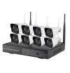 Système vidéosurveillance NVR 8 canaux + 8 caméras WIFI