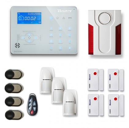 Alarme maison sans fil RTC/IP et option GSM ICE-B39
