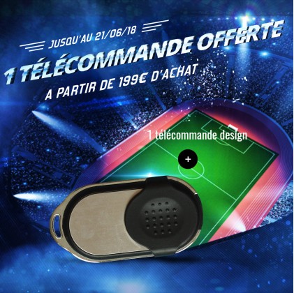 1 Télécommande pour Alarme MN209/ DNB / ICE-B/ SHB offerte