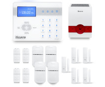 Alarme maison sans fil RTC/IP et option GSM-4G ICE-Bi44