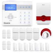 Alarme maison sans fil RTC/IP et option GSM ICE-Bi51 : GSM - Sans GSM