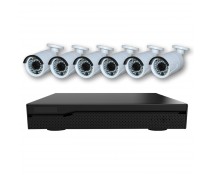Système vidéosurveillance NVR 6 canaux + 6 caméras