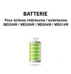 Batterie pour sirène 