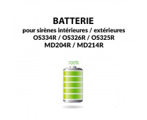 Batterie pour sirène 