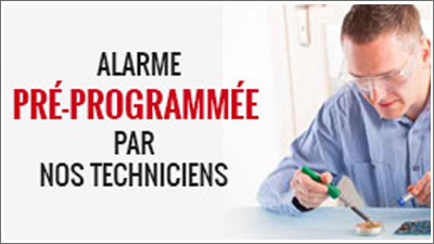 alarme programmée