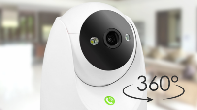 Caméra IP motorisée intérieure 8208 - Caméra de surveillance