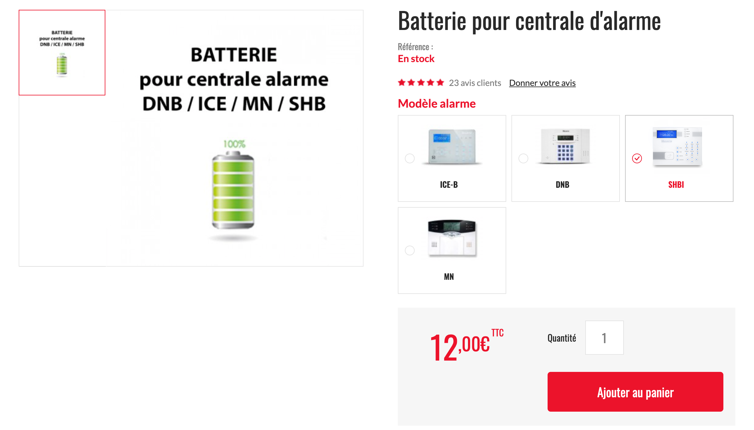 Choisir batterie pour centrale alarme Tike Sécurité