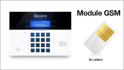 Kit alarme maison sans fil GSM SHBi32 - Sans abonnement et connectée