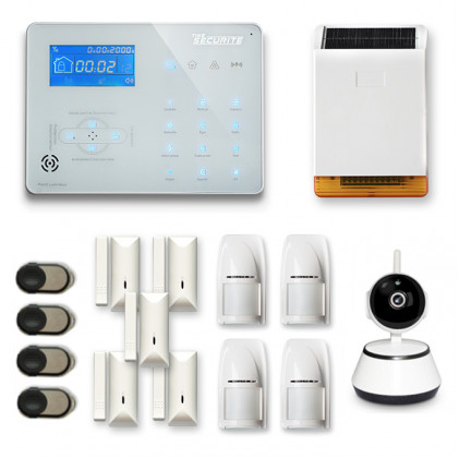 Alarme maison sans fil RTC/IP et option GSM ICE-B63