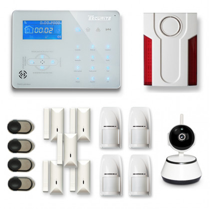 Alarme maison sans fil RTC/IP et option GSM ICE-B64