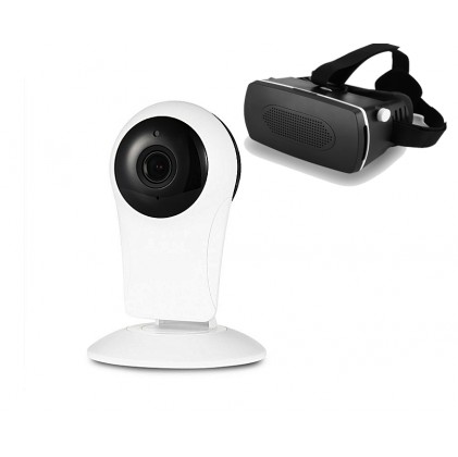 Caméra IP panoramique 720 P + casque VR offert