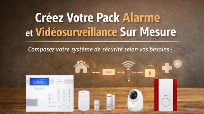 TIKE Sécurité : Créez votre propre pack alarme et vidéosurveillance sur mesure