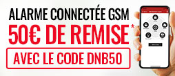 Pilotez votre alarme via une application mobile ! 50€ de remise pour l'achat d'une alarme DNB option GSM avec le code DNB50 ! Valable jusqu'au 7 juin 2023 - Non cumulable