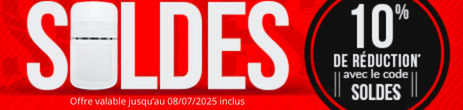 SOLDES : 10% de réduction avec le code SOLDES jusqu'au 08/07/2025 inclus