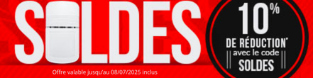 SOLDES : 10% de réduction avec le code SOLDES jusqu'au 08/07/2025 inclus