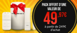 SOLDES : Un pack accessoires contenant 1 détecteur d'ouverture, 1 détecteur de mouvement et 1 télécommande OFFERT dès 249€ d'achat ! Non cumulable - valable jusqu'au 16/07/2025