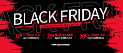 BLACK FRIDAY : 10€, 20€ et 30€ de remise dès 150€, 250€ et 350€ d’achat ! Offre non cumulable valable jusqu’au 03/12/2025.