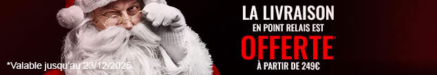 Offre spéciale: Livraison OFFERTE en point relais dès 249€ d’achat ! Valable en France Métropolitaine jusqu’au 23/12/2025. 