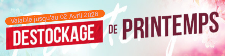 DESTOCKAGE : Jusqu'à 50% de remise sur une sélection de produits !