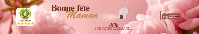 OFFRE SPÉCIALE : Profitez d’une remise exceptionnelle de -8 % avec le code promo MAMAN8 ! Valable jusqu’au 31/05/2026 inclus.