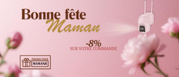 OFFRE SPÉCIALE : Profitez d’une remise exceptionnelle de -8 % avec le code promo MAMAN8 ! Valable jusqu’au 31/05/2026 inclus.
