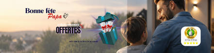 Achetez une alarme dès 150€ et recevez 2 télécommandes gratuites. Offre valable jusqu’au 23/06/2026 inclus.