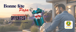 Achetez une alarme dès 150€ et recevez 2 télécommandes gratuites. Offre valable jusqu’au 23/06/2026 inclus.