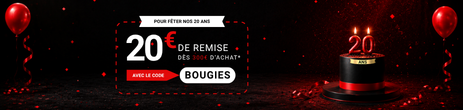 ANNIVERSAIRE TIKE SÉCURITÉ : 20€ de remise dès 300€ d’achat avec le code BOUGIES ! Non cumulable – Valable jusqu’au 11/10/2026.