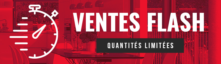 Ventes Flash: Quantités limitées